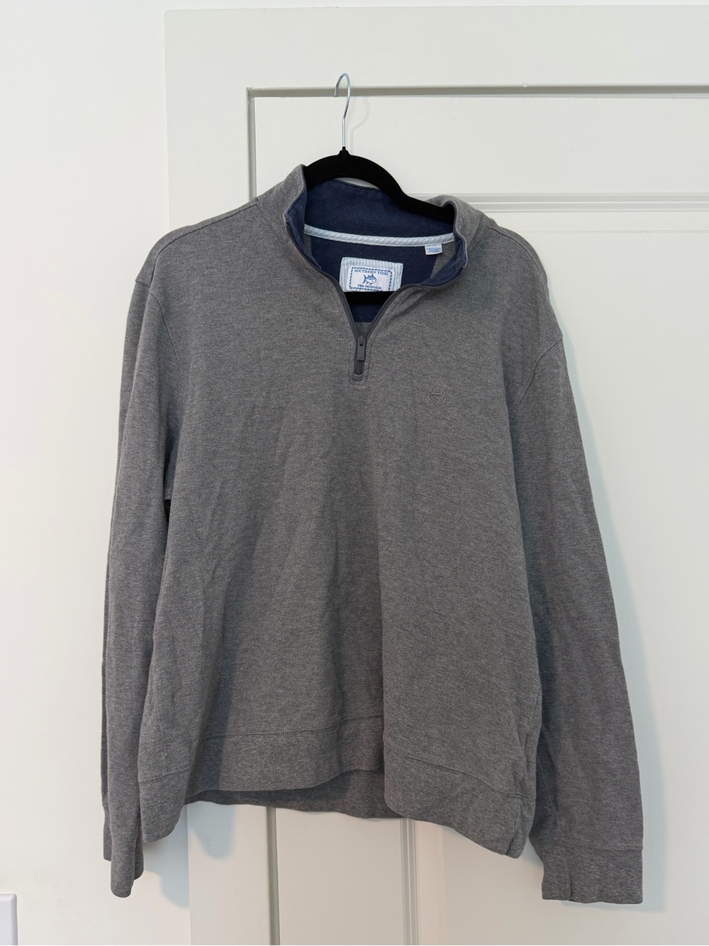Southern Tide Shirt Mens Large Skipjack
1/4 Zip Pullover Gray The Wilds
